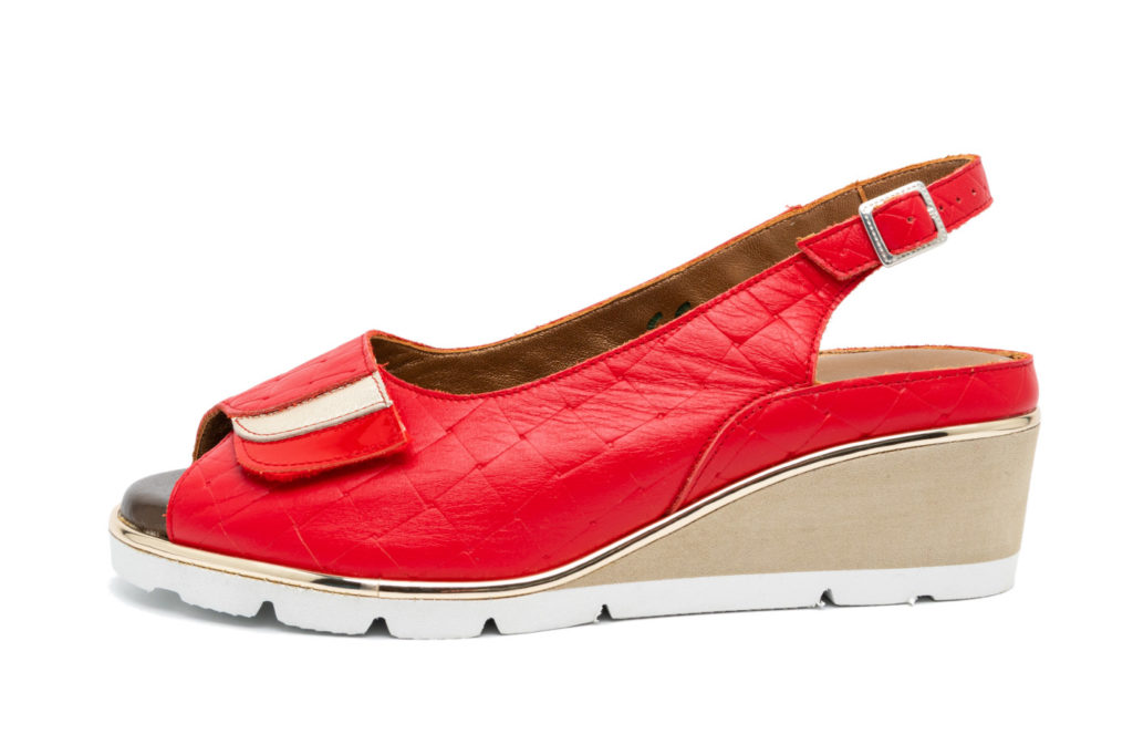 Sandali Frau Intrecciati Azzurri - Pelle, Tacco Basso, Numero 35 - Foto 10