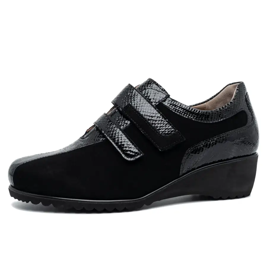 Jole Viper Mirror Nero scarpa donna Tomasi Shop con plantare estraibile