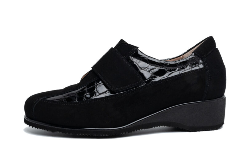 Elvira | camoscio acqua nero