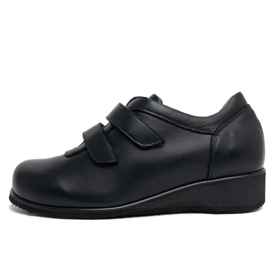 Zulena Ortho Vitello Nero scarpa donna Tomasi Shop con plantare estraibile