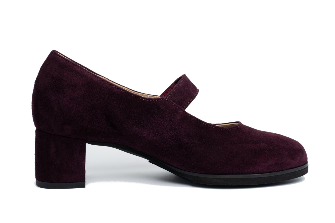 Alfonsa | camoscio prugna - immagine 3