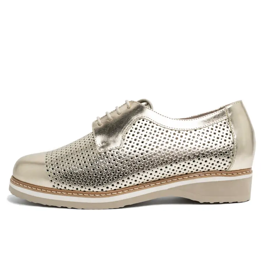 Shirly liscio forato | laminato oro