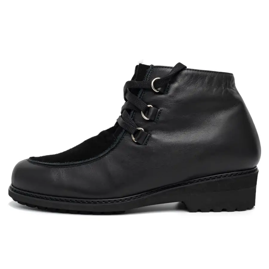 Adina Vitello Nero tronchetto donna Tomasi Shop con plantare estraibile