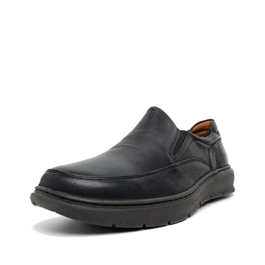Anatomic Prime Ouros Mocassino Vitello Nero con elastici laterali