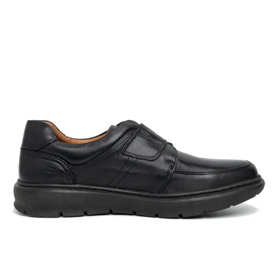 Interno senza cuciture e plantare estraibile della scarpa Anatomic Prime Viseu Velcro Vitello Nero