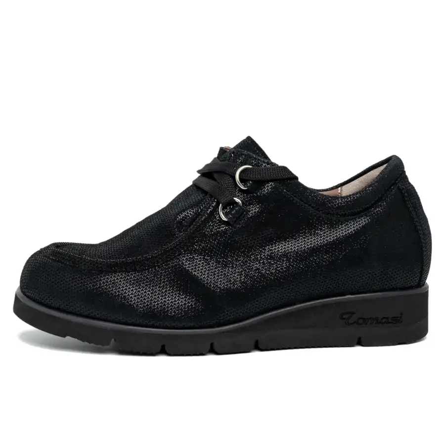 Consuelo Iron Nero scarpa donna Tomasi Shop con plantare estraibile
