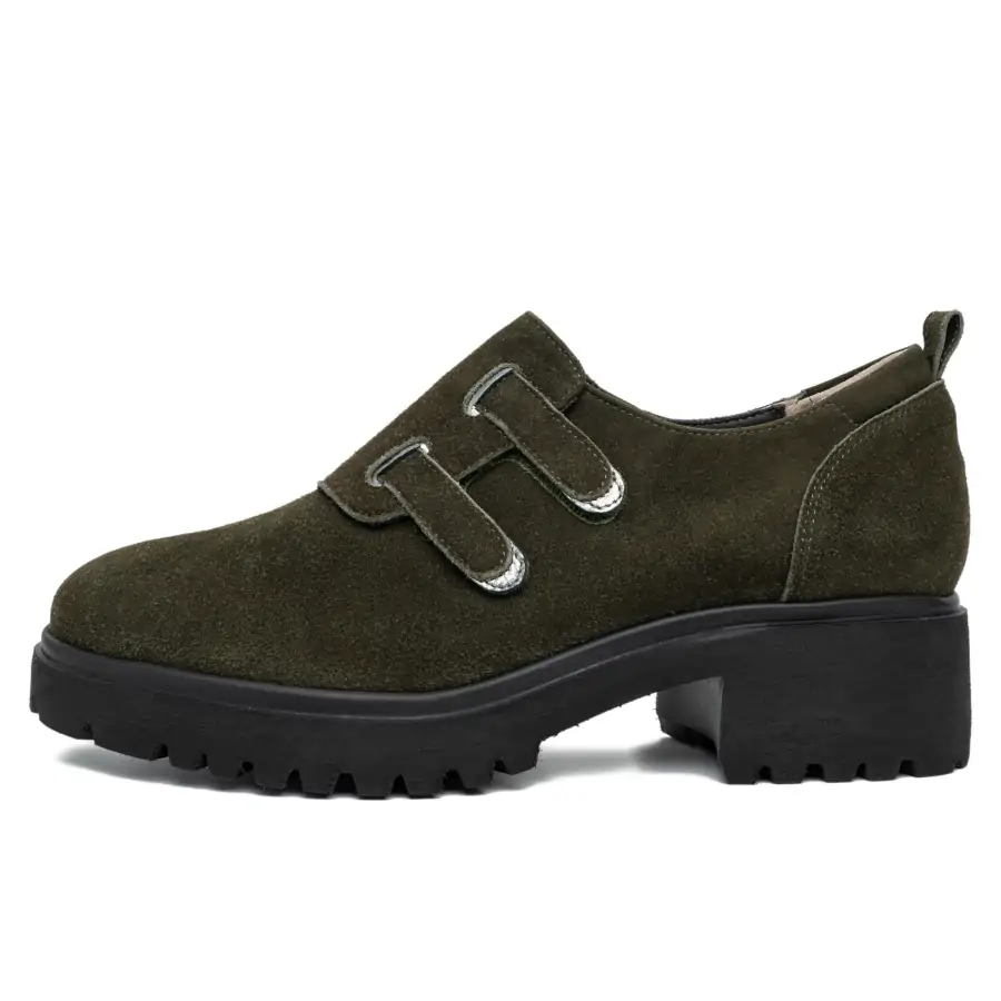 Guadalupe Camoscio Pino scarpa donna Tomasi Shop con plantare estraibile