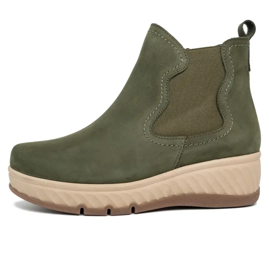 PISCIS Tronchetto Verde tronchetto donna Tomasi Shop con plantare estraibile