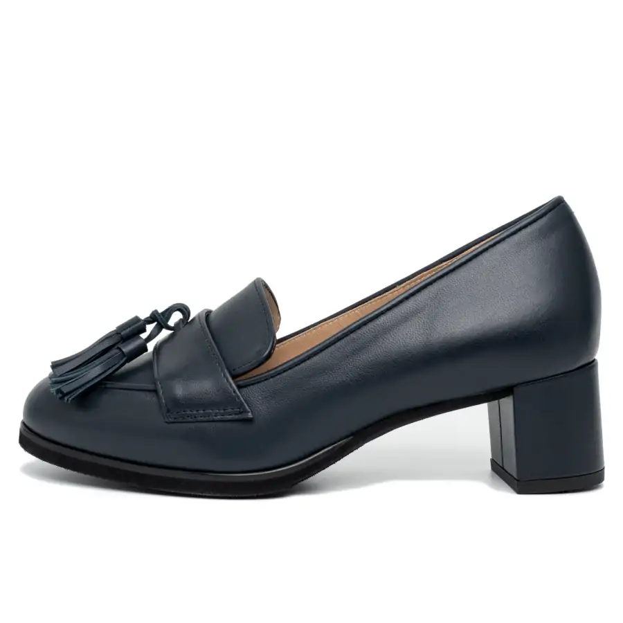 Salice Nappa Blu scarpa donna Tomasi Shop con plantare estraibile