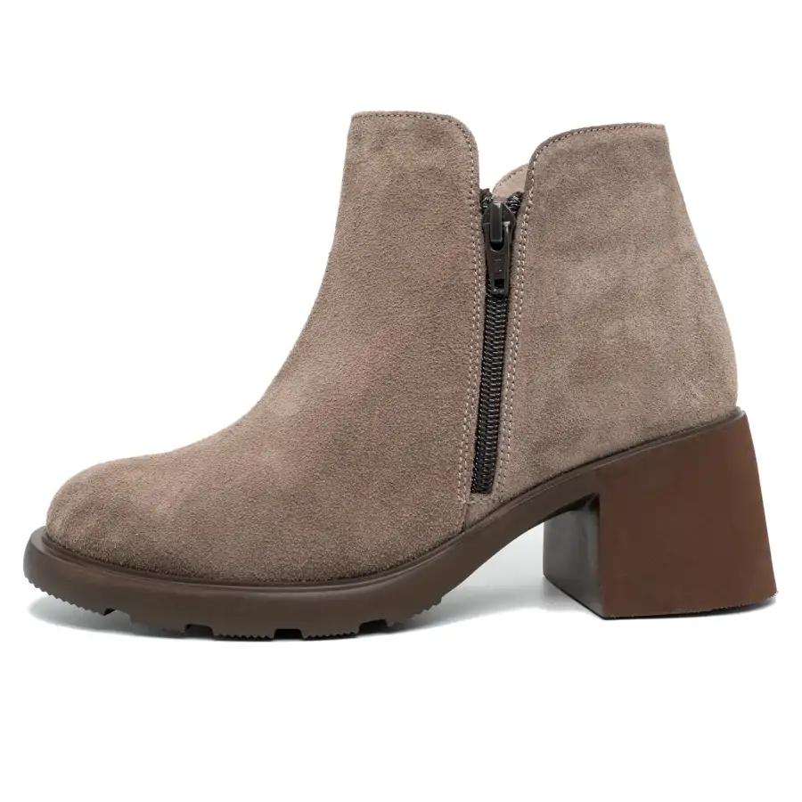 Diva Crosta Tabacco tronchetto donna Tomasi Shop con plantare estraibile