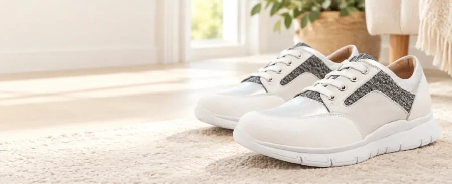 Scarpe comode da donna con punta ampia per lasciare più spazio all’avampiede