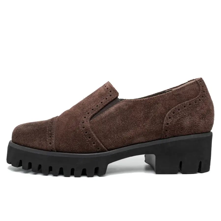 Tonya Crosta Mogano mocassino donna Tomasi Shop con plantare estraibile